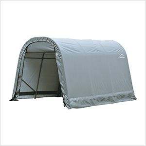 8x12x8 ShelterCoat Round Style Shelter (Gray Cover)