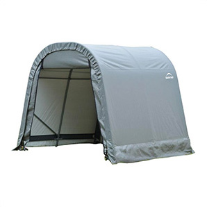 8x16x8 ShelterCoat Round Style Shelter (Gray Cover)