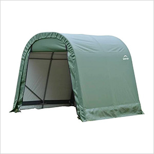 8x16x8 ShelterCoat Round Style Shelter (Green Cover)