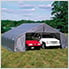 22x24x11 ShelterCoat Peak Style Shelter (Gray Cover)