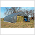 22x24x11 ShelterCoat Peak Style Shelter (Gray Cover)