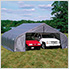 22x28x11 ShelterCoat Peak Style Shelter (Gray Cover)