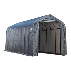 16x36x16 ShelterCoat Peak Style Shelter (Gray Cover)