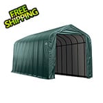 ShelterLogic 16x36x16 ShelterCoat Peak Style Shelter (Green Cover)