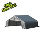 ShelterLogic 18x24x9 ShelterCoat Peak Style Shelter (Gray Cover)