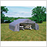 18x20x9 ShelterCoat Peak Style Shelter (Gray Cover)