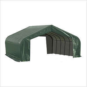 22x24x13 ShelterCoat Peak Style Shelter (Green Cover)