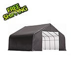 ShelterLogic 28x20x16 ShelterCoat Peak Style Shelter (Gray Cover)