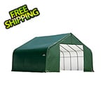 ShelterLogic 28x20x20 ShelterCoat Peak Style Shelter (Green Cover)