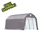 ShelterLogic 12x20x11 ShelterCoat Barn Style Shelter (Gray Cover)