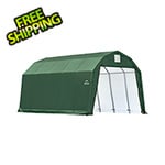 ShelterLogic 12x20x11 ShelterCoat Barn Style Shelter (Green Cover)