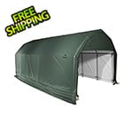 ShelterLogic 12x24x11 ShelterCoat Barn Style Shelter (Green Cover)