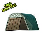 ShelterLogic 13x28x10 ShelterCoat Round Style Shelter (Green Cover)