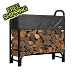 ShelterLogic 4 ft. Heavy Duty Firewood Rack with Cover