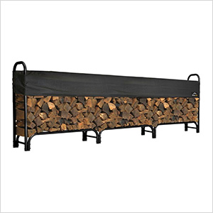12 ft. Heavy Duty Firewood Rack with Cover