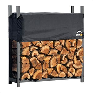 4 ft. Ultra Duty Firewood Rack with Cover