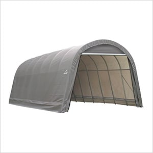 15x28x12 ShelterCoat Round Style Shelter (Gray Cover)