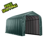 ShelterLogic 15x20x12 ShelterCoat Peak Style Shelter (Green Cover)