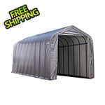 ShelterLogic 15x24x12 ShelterCoat Peak Style Shelter (Gray Cover)