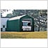 15x24x12 ShelterCoat Peak Style Shelter (Green Cover)