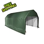 ShelterLogic 12x20x9 ShelterCoat Barn Style Shelter (Green Cover)