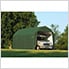 12x20x9 ShelterCoat Barn Style Shelter (Green Cover)