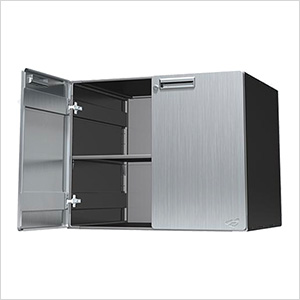 24" Stainless Steel Upper Storage Cabinet