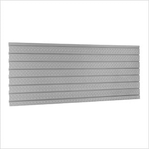 PRO Series 84-Inch Diamond Plate Slatwall Backsplash