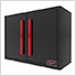 14-Piece Black and Red Garage Cabinet System