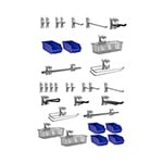 NewAge Products 32-Piece Steel Slatwall Accessory Kit