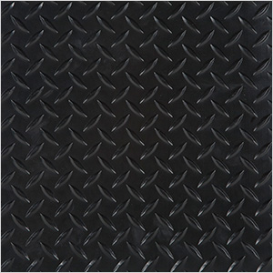 12" x 12" Peel and Stick Black Diamond Tread Tiles (20-Pack)