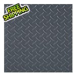 G-Floor 12" x 12" Peel and Stick Grey Diamond Tread Tiles (20-Pack)