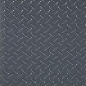 12" x 12" Peel and Stick Grey Diamond Tread Tiles (20-Pack)