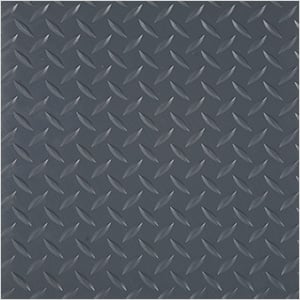 24" x 24" Peel and Stick Grey Diamond Tread Tiles (10-Pack)