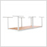 4 x 8 Overhead Storage Rack White Frame Kit (18-33-Inch Drop)