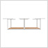 4 x 8 Overhead Storage Rack White Frame Kit (18-33-Inch Drop)