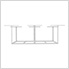 4'x8' Overhead Storage Rack Frame Kit 24"-45" Drop