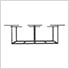 4'x8' Overhead Storage Rack Frame Kit 24"-45" Drop