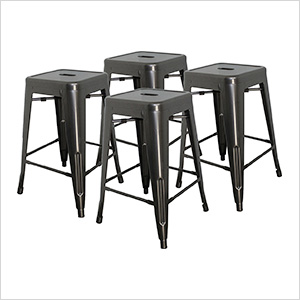 24" Stacking Stool (Pack of 4)