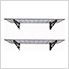 48" x 18" Wall Shelves (2-Pack)