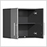 15-Piece Garage Cabinet Kit with Bamboo Worktop in Stardust Silver Metallic
