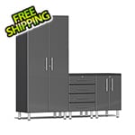 Ulti-MATE Garage Cabinets 3-Piece Garage Cabinet Kit in Graphite Grey Metallic