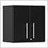 6-Piece Garage Wall Cabinet Kit in Midnight Black Metallic