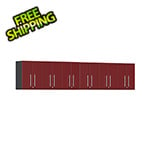 Ulti-MATE Garage Cabinets 6-Piece Wall Cabinet Kit in Ruby Red Metallic