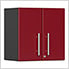 6-Piece Garage Wall Cabinet Kit in Ruby Red Metallic