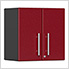 6-Piece Garage Wall Cabinet Kit in Ruby Red Metallic