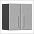 6-Piece Garage Wall Cabinet Kit in Stardust Silver Metallic