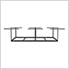 4'x8' Overhead Storage Rack Frame Kit 12"-21" Drop