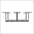 4'x8' Overhead Storage Rack Frame Kit 24"-45" Drop