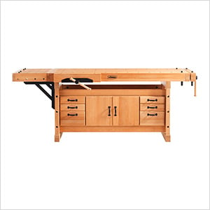 Elite 2500C Woodworking Workbench with SM04 Cabinet